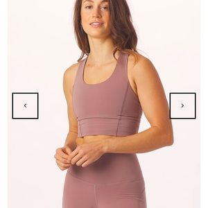 NWT Glyder Apparel bra top in Lavender Bark.